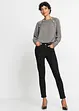 Stretch jeans met stras applicatie, BODYFLIRT