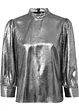 Blouse in metallic look, RAINBOW