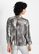 Blouse in metallic look, RAINBOW