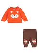 Baby sweater en sweatpants van biologisch katoen (2-dlg. set), bonprix