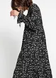 Gedessineerde maxi jurk van viscose, korte maten, BODYFLIRT