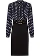 Jurk met polkadots, korte maten, BODYFLIRT boutique