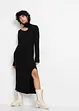 Lange, gebreide jurk met cut-outs, RAINBOW