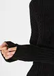Trui met kabelpatroon, bonprix