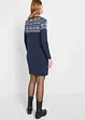 Gebreide jurk met jacquardpatroon, bpc bonprix collection