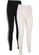Sportlegging met biologisch katoen (set van 2), cropped, bpc bonprix collection