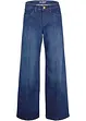 Wide leg stretch jeans, mid waist, John Baner JEANSWEAR