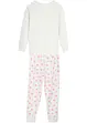 Meisjes pyjama met biologisch katoen (2-dlg. set), bonprix