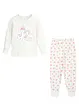 Meisjes pyjama met biologisch katoen (2-dlg. set), bonprix