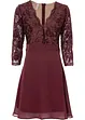 Chiffon jurk met kant, bonprix