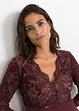 Chiffon jurk met kant, bonprix