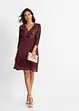 Chiffon jurk met kant, bonprix