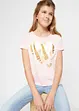 Meisjes T-shirt (set van 2) met katoen, bonprix