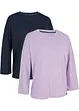 Outdoor T-shirt (set van 2), 3/4 mouw, bpc bonprix collection