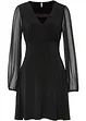 Jersey jurk met mesh mouwen, BODYFLIRT boutique