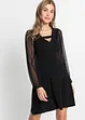 Jersey jurk met mesh mouwen, BODYFLIRT boutique