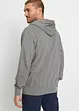Sweatvest met capuchon en comfort fit, bonprix