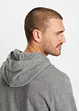 Sweatvest met capuchon en comfort fit, bonprix