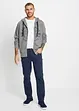 Sweatvest met capuchon en comfort fit, bonprix