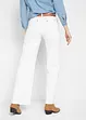 Wide leg stretch jeans mid waist, bonprix