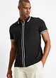 Piqué poloshirt met ritssluiting van katoen, bonprix