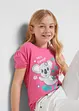 Meisjes T-shirt van puur biologisch katoen ( set van 2), bonprix
