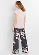 Pyjama met wijde broek (2-dlg.), bonprix