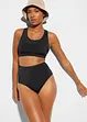 High waist bikinibroekje met verstelbare tailleband, bonprix