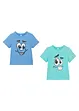 T-shirt van biologisch katoen (set van 2), bonprix
