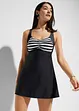 Lange tankini (2-dlg. set) met high waist bikinibroekje, bonprix