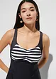 Lange tankini (2-dlg. set) met high waist bikinibroekje, bonprix