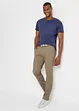 Regular fit stretch chino met rem, straight, bonprix