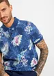 Jersey poloshirt met Hawaï-print, korte mouw, bonprix