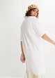 Lange, oversized blouse van mousseline, bonprix