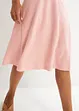 Jersey rok met strepen, knielang, bonprix