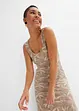 Maxi jurk met split en viscose, bonprix