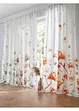 Microvezel gordijn met bloemenprint (1 stuk), bonprix