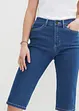 Slim fit high waist jeans bermuda, bonprix