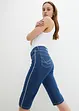 Slim fit high waist jeans bermuda, bonprix