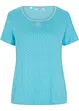 Shirt met elastiek, korte mouw, bonprix