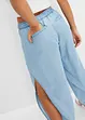 Losjes vallende jeans met splitten, bonprix