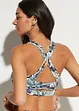 Bralette bikini (2-dlg. set) met gekruiste bandjes, bonprix