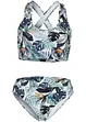 Bralette bikini (2-dlg. set) met gekruiste bandjes, bonprix