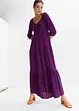 Gedessineerde maxi jurk van soepele viscose, bonprix