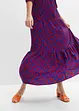 Gedessineerde maxi jurk van soepele viscose, bonprix