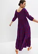 Gedessineerde maxi jurk van soepele viscose, bonprix