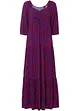 Gedessineerde maxi jurk van soepele viscose, bonprix