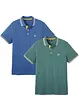 Poloshirt, korte mouwen (set van 2), bonprix