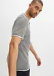 Henley shirt met korte mouwen (set van 2), van biologisch katoen, bonprix