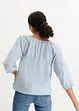 Katoenen shirtblouse met carréhals, halflange mouw, bonprix